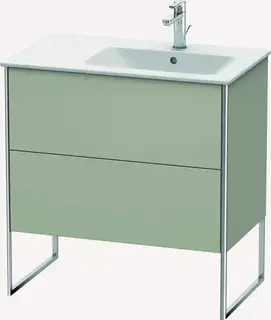 Duravit Xsquare Servantskap m/2 skuffer 810x832x478 mm, Taupe Matt