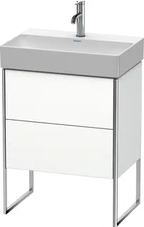 Duravit Xsquare Servantskap m/2 skuffer 584x731x390 mm, Hvit Matt