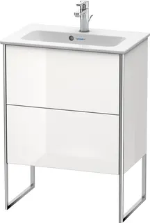 Duravit Xsquare Servantskap m/2 skuffer 610x832x388 mm, Hvit H&#248;yglans