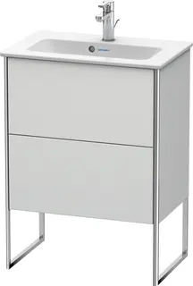 Duravit Xsquare Servantskap m/2 skuffer 610x832x388 mm, Hvit Matt Lakk