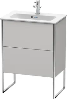 Duravit Xsquare Servantskap m/2 skuffer 610x832x388 mm, Nordisk Hvit Matt