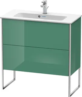 Duravit Xsquare Servantskap m/2 skuffer 610x832x388 mm, Jadegr&#248;nn H&#248;yglans