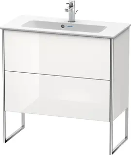 Duravit Xsquare Servantskap m/2 skuffer 610x832x388 mm, Hvit H&#248;yglans