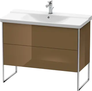 Duravit Xsquare Servantskap m/2 skuffer 1010x805x474 mm, Olivenbrun H&#248;yglans