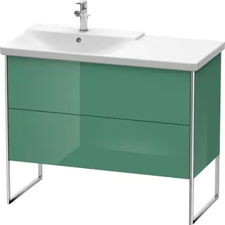 Duravit Xsquare Servantskap m/2 skuffer 1010x805x474 mm, Jadegr&#248;nn H&#248;yglans