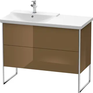 Duravit Xsquare Servantskap m/2 skuffer 1010x805x474 mm, Olivenbrun H&#248;yglans