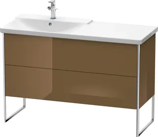 Duravit Xsquare Servantskap m/2 skuffer 1210x805x474 mm, Olivenbrun H&#248;yglans