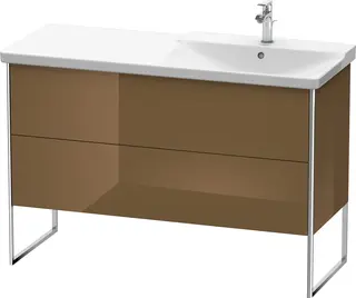 Duravit Xsquare Servantskap m/2 skuffer 1210x805x474 mm, Olivenbrun H&#248;yglans