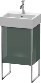 Duravit Xsquare Servantskap m/1 d&#248;r, ven 434x731x340 mm, Dolomittgr&#229; H&#248;yglans