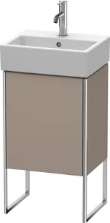 Duravit Xsquare Servantskap m/1 d&#248;r, ven 434x731x340 mm, Basalt Matt