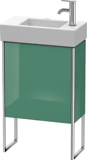 Duravit Xsquare Servantskap m/1 d&#248;r, ven 484x731x240 mm, Jadegr&#248;nn H&#248;yglans