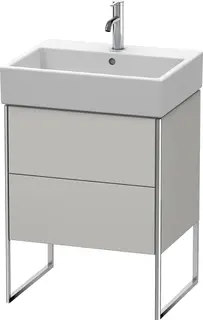 Duravit Xsquare Servantskap m/1 d&#248;r 584x731x460 mm, Betonggr&#229; Matt