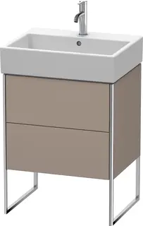 Duravit Xsquare Servantskap m/1 d&#248;r 584x731x460 mm, Basalt Matt