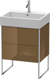 Duravit Xsquare Servantskap m/1 d&#248;r 584x731x460 mm, Olivenbrun H&#248;yglans