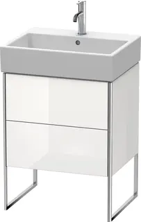 Duravit Xsquare Servantskap m/1 d&#248;r 584x731x460 mm, Hvit H&#248;yglans Lakk