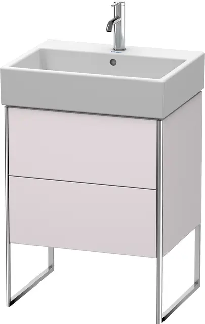 Duravit Xsquare Servantskap m/1 dør 584x731x460 mm, Hvitlilla Matt Lakk 