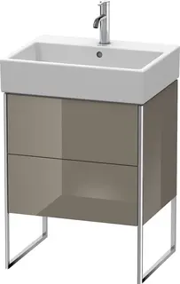 Duravit Xsquare Servantskap m/1 d&#248;r 584x731x460 mm, Flanellgr&#229; H&#248;yglans