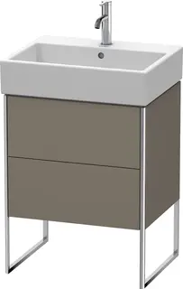 Duravit Xsquare Servantskap m/1 d&#248;r 584x731x460 mm, Flanellgr&#229; Matt