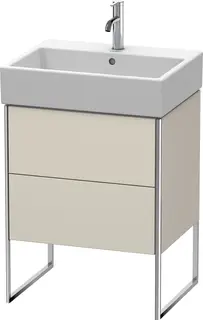 Duravit Xsquare Servantskap m/1 d&#248;r 584x731x460 mm, Taupe