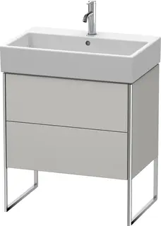 Duravit Xsquare Servantskap m/1 d&#248;r 684x731x460 mm, Betonggr&#229; Matt