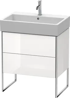 Duravit Xsquare Servantskap m/1 d&#248;r 684x731x460 mm, Hvit H&#248;yglans