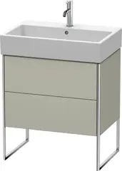 Duravit Xsquare Servantskap m/1 d&#248;r 684x731x460 mm, Taupe Matt