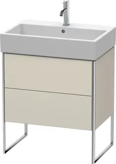 Duravit Xsquare Servantskap m/1 d&#248;r 684x731x460 mm, Taupe