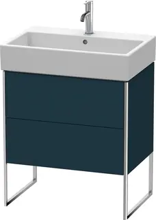 Duravit Xsquare Servantskap m/1 d&#248;r 684x731x460 mm, Nattbl&#229; Matt