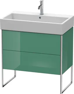 Duravit Xsquare Servantskap m/1 d&#248;r 784x731x460 mm, Jadegr&#248;nn H&#248;yglans