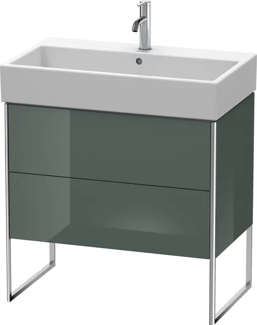 Duravit Xsquare Servantskap m/1 dør 784x731x460 mm, Dolomittgrå Høyglans 