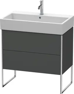 Duravit Xsquare Servantskap m/1 d&#248;r 784x731x460 mm, Grafitt Matt