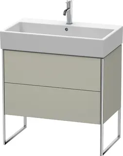 Duravit Xsquare Servantskap m/1 d&#248;r 784x731x460 mm, Taupe Matt