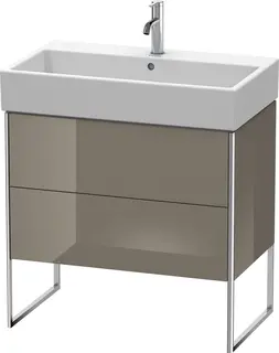 Duravit Xsquare Servantskap m/1 d&#248;r 784x731x460 mm, Flanellgr&#229; H&#248;yglans