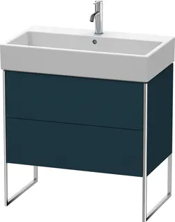 Duravit Xsquare Servantskap m/1 d&#248;r 784x731x460 mm, Nattbl&#229; Matt