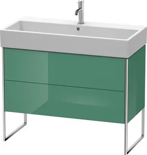 Duravit Xsquare Servantskap m/1 d&#248;r 984x731x460 mm, Jadegr&#248;nn H&#248;yglans