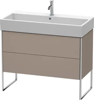 Duravit Xsquare Servantskap m/1 d&#248;r 984x731x460 mm, Basalt Matt