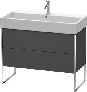 Duravit Xsquare Servantskap m/1 d&#248;r 984x731x460 mm, Grafitt Matt