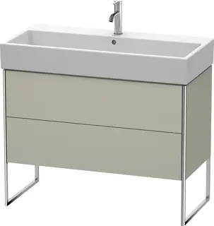 Duravit Xsquare Servantskap m/1 d&#248;r 984x731x460 mm, Taupe Matt