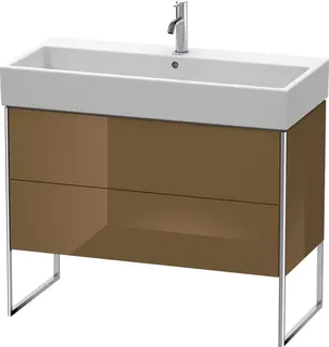 Duravit Xsquare Servantskap m/1 d&#248;r 984x731x460 mm, Olivenbrun H&#248;yglans