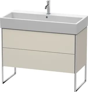 Duravit Xsquare Servantskap m/1 d&#248;r 984x731x460 mm, Taupe