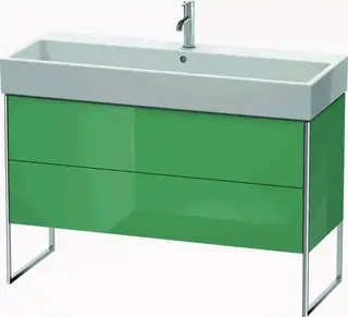 Duravit Xsquare Servantskap m/1 d&#248;r 1184x731x460 mm, Jadegr&#248;nn H&#248;yglans