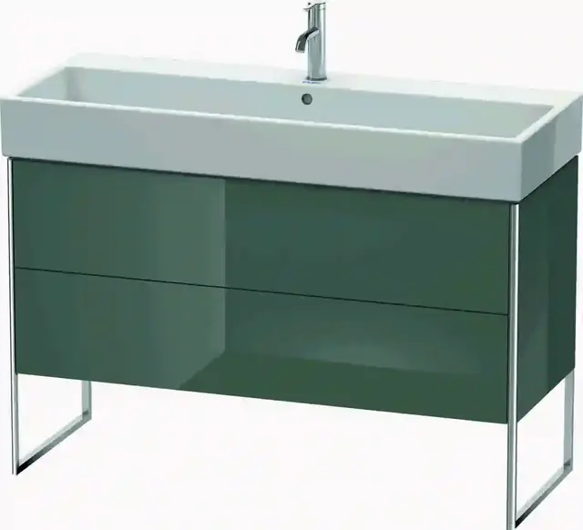 Duravit Xsquare Servantskap m/1 dør 1184x731x460 mm, Dolomittgrå Høyglans 