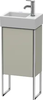 Duravit Xsquare Servantskap m/1 d&#248;r, ven 364x731x240 mm, Taupe Matt