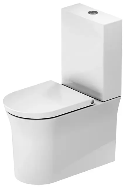Duravit White Tulip Gulvstående toalett 370x580 mm, uten skyllekant, Hvit 