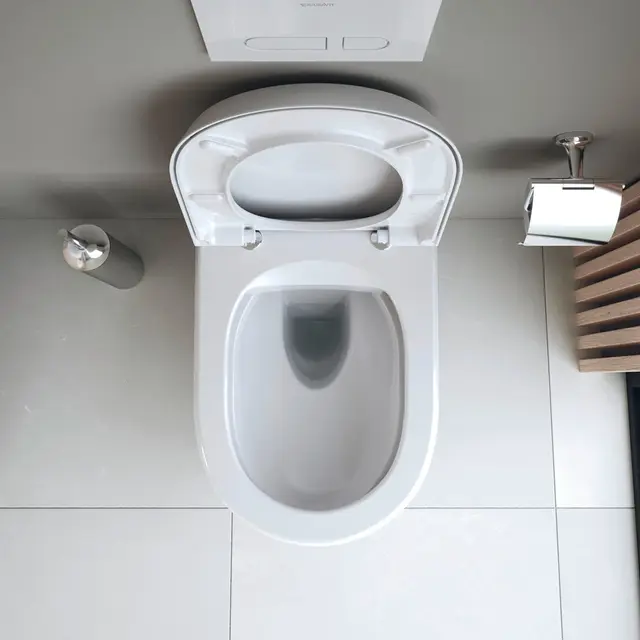 Duravit Qatego Vegghengt Toalett 530x360 mm, u/skyllekant, HygieneGlaze 