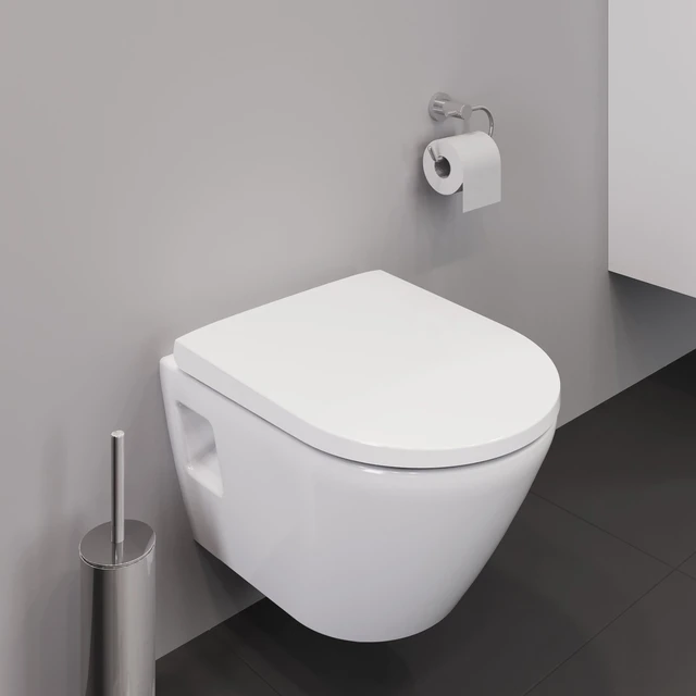 Duravit D-Neo Compact Toaletpakke 370x480 mm, myktlukkende sete, Hvit 