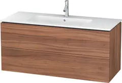 Duravit L-Cube Servantskap m/2 skuffer 1220x550x481 mm, Natur Valn&#248;tt