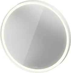 Duravit L-Cube Speil m/LED-lys &#216;700 mm. Hvit ramme
