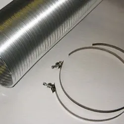 Eico Kanalsett i aluminium m/flexislange og strammebånd