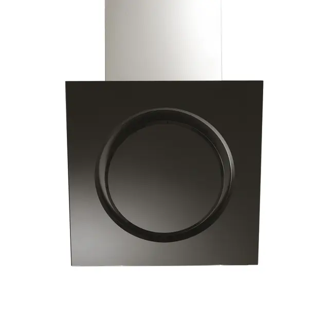 Eico Mini Om N Vegghengt Ventilator 600 mm, Sort/Sort glass 
